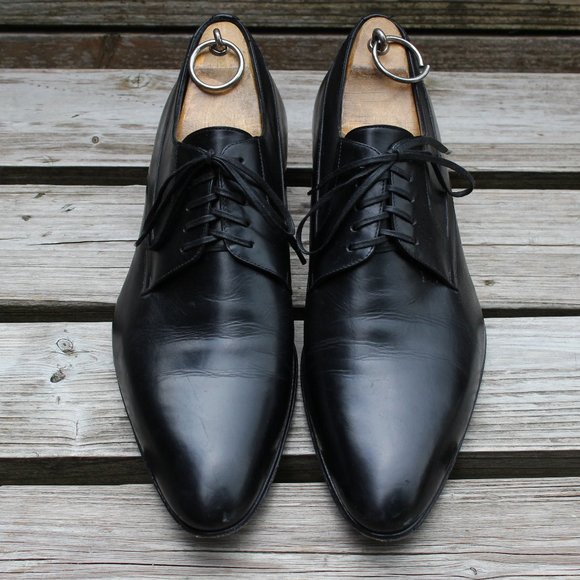 Dior Black Calfskin Leather Derby, EU size 41.5, Made in Italy, GUC - Picture 4 of 13